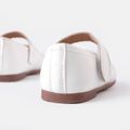 Toddler / Kid Minimalist Solid Flats White image 4