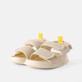 Toddler / Kid Soft Sole Open Toe Dual Velcro Sandals Beige image 4