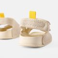 Toddler / Kid Soft Sole Open Toe Dual Velcro Sandals Beige image 5