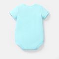 Care Bears Baby Boy/Girl Cotton Short-sleeve Graphic Romper Turquoise image 2