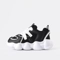Toddler Breathable Mesh Panel Chunky Sneakers Black image 3