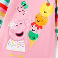 Peppa Pig Toddler Girl Striped Long-sleeve Cotton Dress Pink image 2