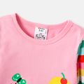 Peppa Pig Toddler Girl Striped Long-sleeve Cotton Dress Pink image 5