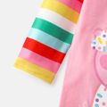 Peppa Pig Toddler Girl Striped Long-sleeve Cotton Dress Pink image 4