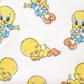 Looney Tunes 2pcs Baby Boy Allover Cartoon Print Naia™ Tank Top and Cotton Shorts Set LightYellow image 4