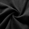 Baby Girl/Boy Cotton Button Design Letter Print Long-sleeve Jumpsuits Black image 5