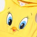 Looney Tunes 2pcs Kid Girl Tweety Sleeveless Cotton Hooded Tee and Elasticized Shorts Set Yellow image 3