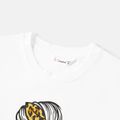 Mommy and Me Cotton Short-sleeve Figure & Letter Print Tee White image 4