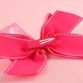 3-pack Valentine's Day Heart Print Bow Decor Hair Clips for Girls (Random Printing Position) Multi-color image 5
