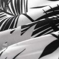 2pcs Baby Boy Cotton Tank Top and Allover Tropical Plant Print Naia Shorts Set BlackandWhite image 5