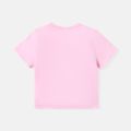 Kleinkinder Mädchen Krängel Süß Kurzärmelig T-Shirts rosa image 2