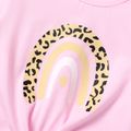 Kleinkinder Mädchen Krängel Süß Kurzärmelig T-Shirts rosa image 3