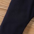 Baby Boy/Girl Solid Waffle Textured High Waist Pants Tibetanblue image 5