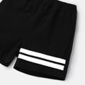 PJ Masks 2pcs Toddler Boy Character Print Short-sleeve Cotton Tee and Elasticized Shorts Set Black image 5