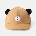 Toddler / Kid Cute Cartoon Little Bear Trucker Hat (The style of the hat adjustment buckle is random) Khaki image 1