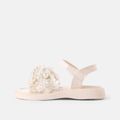 Toddler / Kid Faux Pearl Decor Sandals White image 3