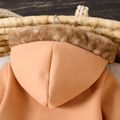 Baby Girl Faux Fur Trim Hooded Winter Coat Pink image 5