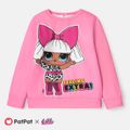 L.O.L. SURPRISE! Kid Girl Letter Characters Print Pullover Sweatshirt PINK-1 image 1