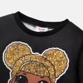 L.O.L. SURPRISE! Toddler Girl Character Print Pullover Sweatshirt Black image 4