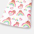PAW Patrol Toddler Girl Naia Rainbow Print Flutter-sleeve Dress Colorful image 5