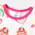 PAW Patrol Toddler Girl Naia Rainbow Print Flutter-sleeve Dress Colorful image 3