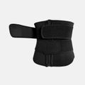 Women Sweat Waist Trainer Underbust Corset Trimmer Double Shaper Belt Workout Sport Girdle Black image 3