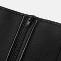 Women Sweat Waist Trainer Underbust Corset Trimmer Double Shaper Belt Workout Sport Girdle Black image 5