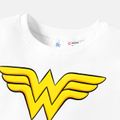 Justice League Toddler Boy Logo Print Short-sleeve Cotton Tee White image 4