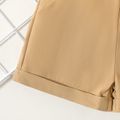 Baby Boy Solid Elasticized Waist Shorts Khaki image 5
