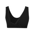 Nursing Black Wrap Bra Black image 3