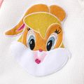 Looney Tunes 2pcs Baby Boy/Girl Raglan Sleeve Animal Graphic Waffle Tee & Shorts Set Pink image 3