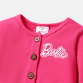 Barbie 2pcs Toddler Girl Cotton Leopard Print Sleeveless Dress and Jacket Set Pink image 3