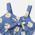 Baby Girl Allover Daisy Floral Print Cut Out Tank Dress DENIMBLUE image 3
