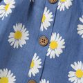 Baby Girl Allover Daisy Floral Print Cut Out Tank Dress DENIMBLUE image 4