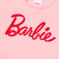 Barbie 2pcs Kid Girl Short-sleeve Cotton Tee and Elasticized Shorts Set Pink image 4