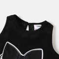 L.O.L. SURPRISE! 2pcs Toddler Girl Allover Print Long-sleeve Tee and Corduroy Sleeveless Dress Set Black image 3