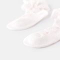 Baby / Toddler Dots Pattern Lace Trim Breathable Socks White image 5