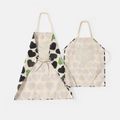 Valentine's Day Floral & Heart Print Apron for Mom and Me (Pattern Position Random) Multi-color image 3