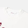 Family Matching Cotton Short-sleeve Letter Print Tee ColorBlock image 3