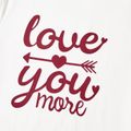 Family Matching Cotton Short-sleeve Letter Print Tee ColorBlock image 4