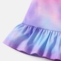 L.O.L. SURPRISE! 2pcs Toddler Girl Valentine's Day Naia Tie Dyed Tee and Bowknot Leggings Set bluishviolet image 4