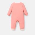 Care Bears Baby Boy/Girl Cartoon Bear Print Long-sleeve Cotton Jumpsuit Pink image 3