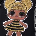 L.O.L. SURPRISE! Kid Girl Naia Character Print Short-sleeve Dress Black image 4