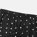 Toddler/Kid Girl Eco-friendly RPET Fabric/Cotton Elasticized Leggings Black image 3