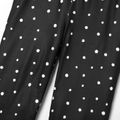 Toddler/Kid Girl Eco-friendly RPET Fabric/Cotton Elasticized Leggings Black image 4