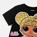 L.O.L. SURPRISE! Toddler/Kid Girl Character Print Short-sleeve Cotton Tee Black image 4