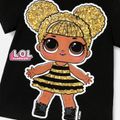 L.O.L. SURPRISE! Toddler/Kid Girl Character Print Short-sleeve Cotton Tee Black image 2