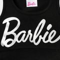 Barbie 2pcs Toddler/Kid Girl Cotton Tank Top and Shorts Set Black image 3