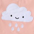 2pcs Baby Boy/Girl 95% Cotton Short-sleeve Cloud Design Tee & Shorts Set Pink image 4