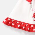 Peppa Pig Toddler Girl Mother's Day Naia Heart Print Halter Dress White image 5